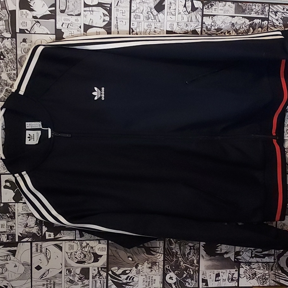 Adidas Zip-Up Lightweight Athletic Hoodie